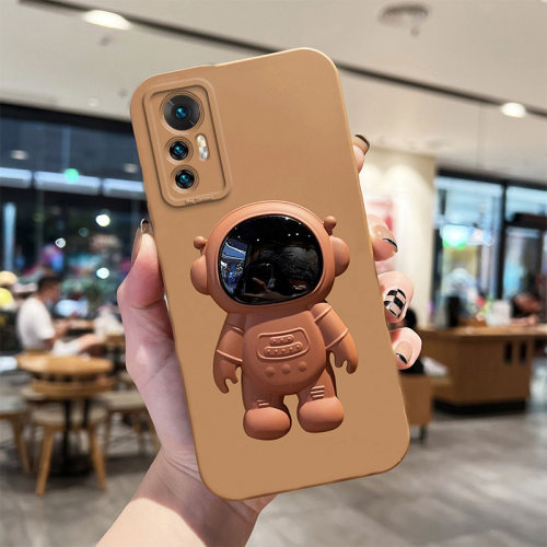 Astronaut Bracket Square Frame Protection Silicone Case for