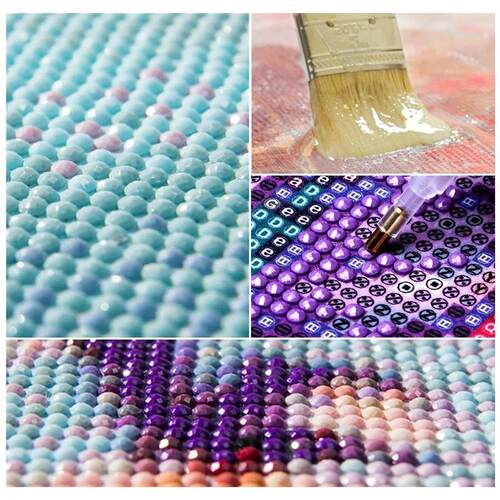 5D DIY Diamond Painting Flowers and Animals Full Diamond Mos
