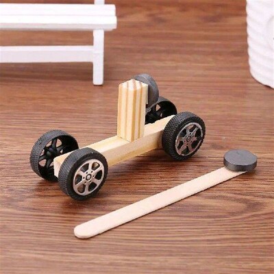 DIY Creative Magnetic Car Vehicle Science Experiment Kit