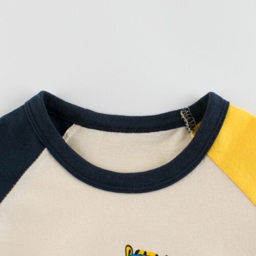 2-8T Toddler Kid Baby Boys Clothes Summer Cotton Top Infant
