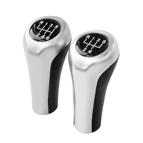 Silver 5/6 Speed Car Gear Shift Knob For BMW for E46 E53 E60