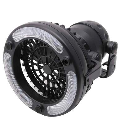 Portable 2 In 1 Camping Ceiling Fan Light Hanging Tent Lamp