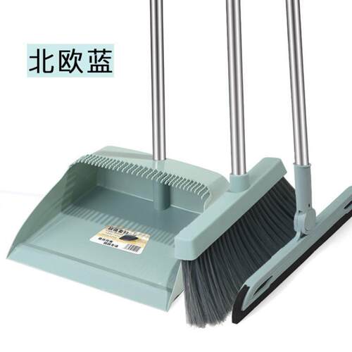 Broom and dustpan set with soft brush broom and dustpan 扫帚