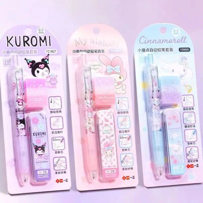 Mymelody Kuromi Cinnamoroll Pochacco Mechanical Pencils with