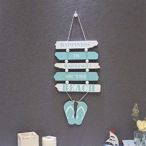 Ocean Wooden Crafts Beach Home Living Hanging Craft Room