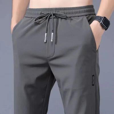 Summer Thin Casual Pants Quick Dry Loose-Fit Plus Size Strai