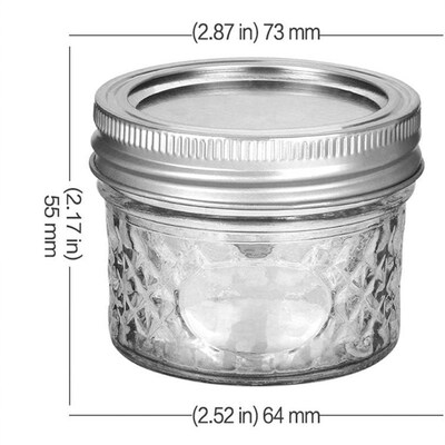 Mason Jars 4 OZ Canning Jars Kitchen
