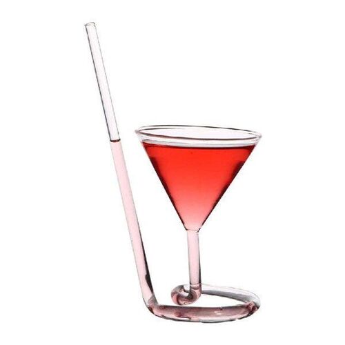 Spiral Cocktail Glass Revolving Martini Creative Long Tail