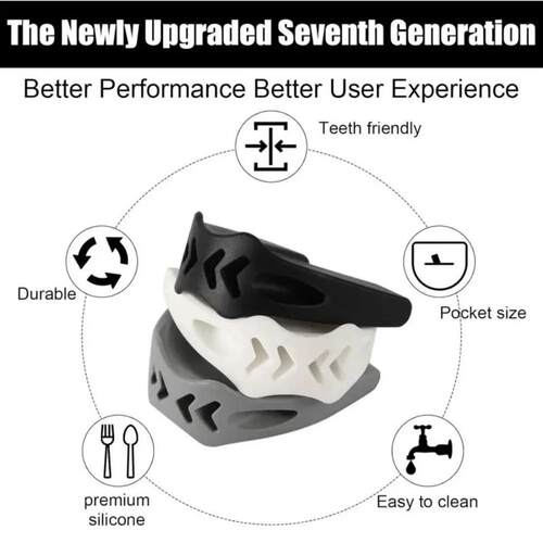 40/50/60Lbs Jaw Exerciser Portable Facial Chew Bite Muscle R