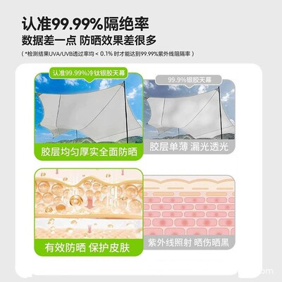 Outdoor camping tents sun protection sunshade picnic canopy