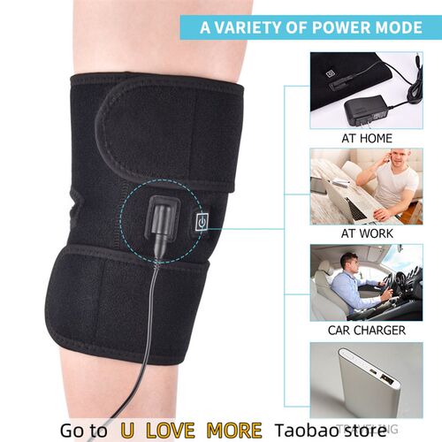Arthritis Support Brace Infrared Heating Therapy Knee Pad Re