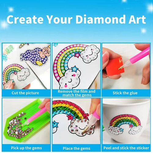 Children Big Gem Diamond Painting Kit Create Your Own ers Cr