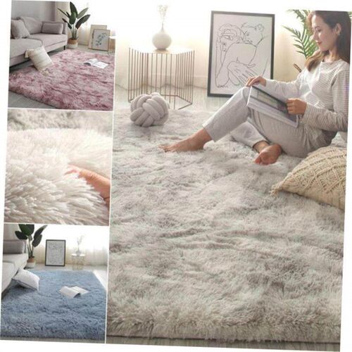 Living Room Bedroom Rug Soft Plush Carpet non-slip Floor Mat