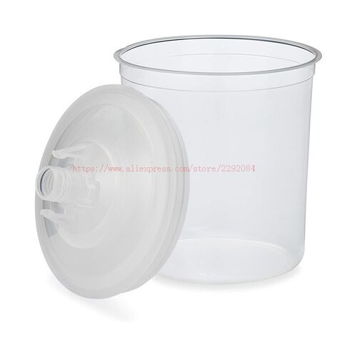 Automotive Spray Gun Cup Paint System 600ml Paint Mixing Cup