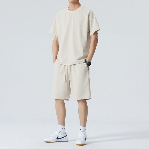 Shorts Short-sleeved Set Mens Casual Pants Summer Thin T-sh