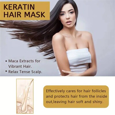 Magcal Keratn Har Mask 5 Seconds Fast Repar Damaged Frzzy Ha