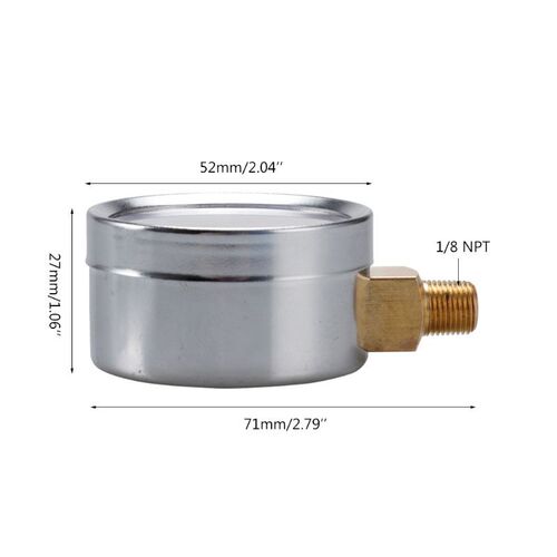 1PC 0-1.4mpa Air Pressure Gauge Replacement Kit  1/8 NPT  Bo