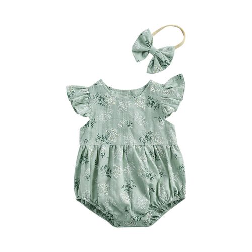 Newborn Baby Girls Rompers Ruffle Cotton Baby Girl Clothes S