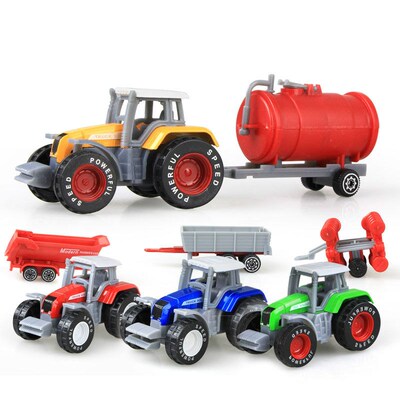 Classic Mini Alloy Engineering Car Toys for Children Tractor