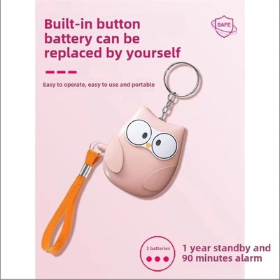 2025 Small and Easy To Carry Anti-attack Self-defence Alarm