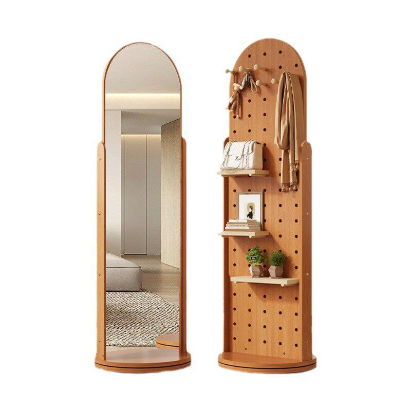 Stand large full-length mirror fitting dressing mirror store图片