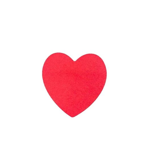 100sheets/pc Memo Pad Solid Color Heart Shaped Notepad for S