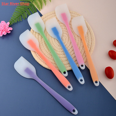Kitchen Silicone Spatula Translucent For Cooking Dough Scrap