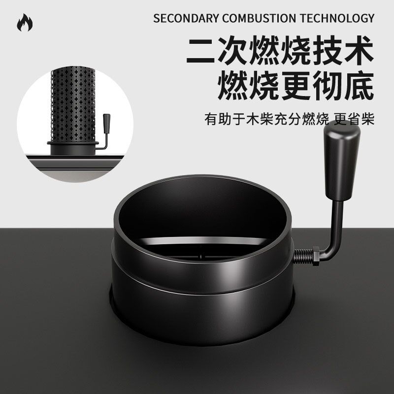 温暖壁炉真火木柴冬天取暖家用取暖炉燃木柴火民宿别墅农村取暖器