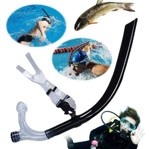 Swim Training Snorkel Silicone Swimming Front-Breathing