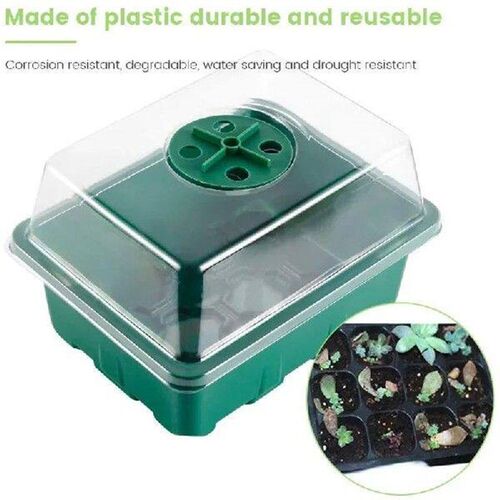 Mini Greenhouse Seedling Starter Trays Humidity Vented