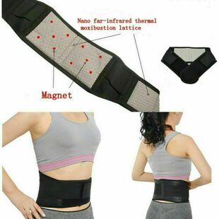 Back Support Waist Lower Belt Lumbar Brace Magnetic