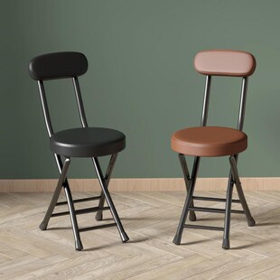 新疆西藏折叠椅子家用椅餐桌凳高凳小圆凳马扎带靠背板凳