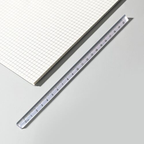15cm /20 Cm Simple Transparent Triangular Straight Ruler