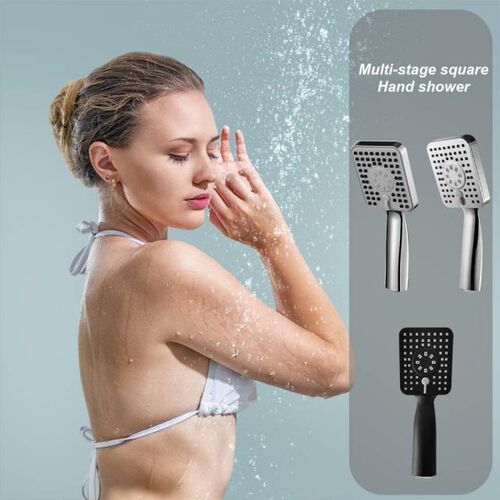 Bath Shower Head Rainfall Adjustable Shower Head High Pressu