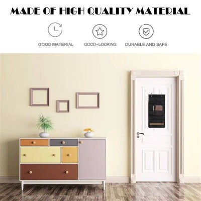 Storage Bag Pocket Organizer Wall Hanging 5 Pockets Folder
