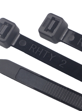 10*0mm白色自锁式尼龙扎带加长束线卡扣固定绑带塑料防伪调包扣