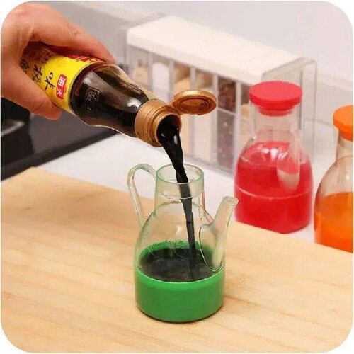 1pc Leak Proof Oil Glass Oil Bottle Kitchen Household