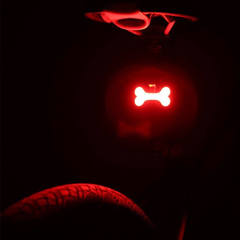 Bicycle Tail Light Cycling Lamp Multi Lighting Modes USB Rec图片