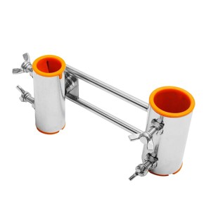 钓台配件抗风伞架大物炮台架一架两用加厚不锈钢通用腿万向调节