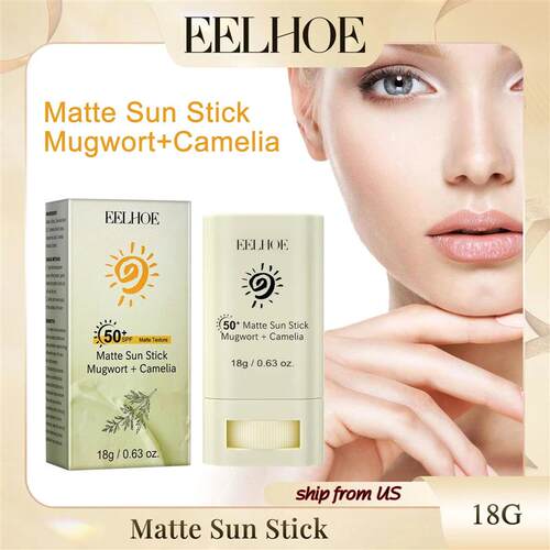 Portable SPF 50 Matte Bar Blocker Face Sunscreen Cream Moist