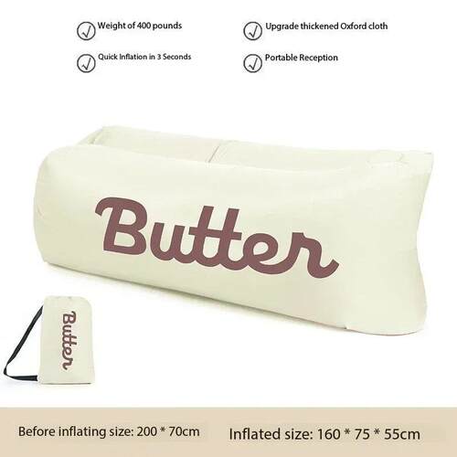 Travel Inflatable Sofa Waterproof Bean Bag Recliner Chair Ou