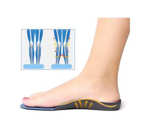 新款 Arch support s Flat foot orthopedic insole women鞋垫