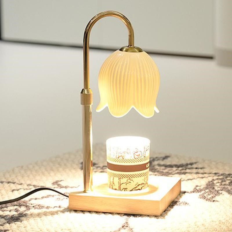 香薰融蜡灯无明火无烟陶瓷台灯可升降定时调光氛围热熔卧室床头灯,家居饰品,香薰融蜡灯,淘宝优惠券,粉丝福利购,淘宝优惠卷