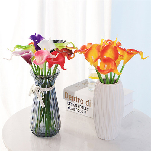 1 PC New Arrival 1pcs Artificial flowers PU Real Touch 10col