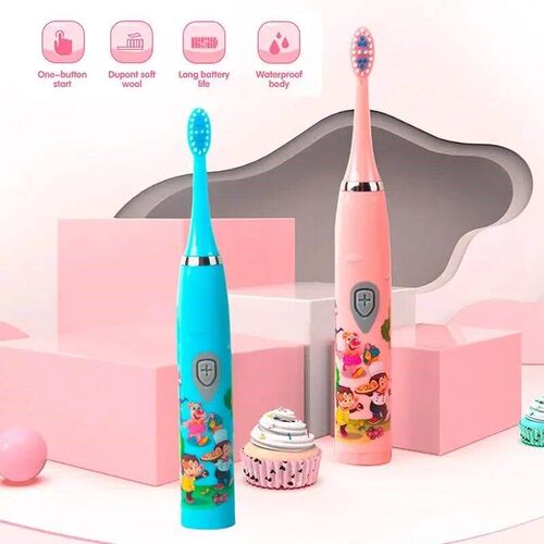 Children Sonic Electric Toothbrush IPX7 Waterproof Colorful