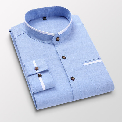 Quality Casual Button Men Shirt Long Sleeve Regular Fit Men