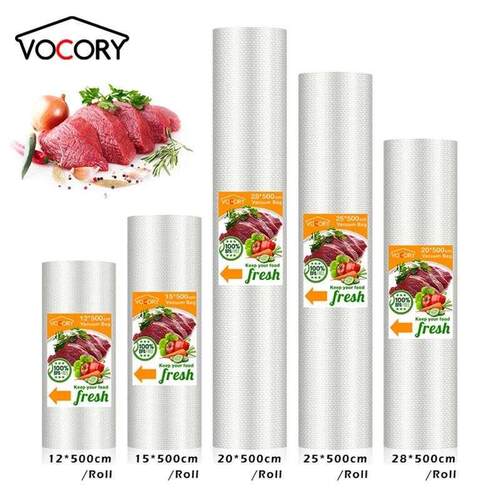 12/15/20/25/28cm*500cm Kitchen Food Vacuum Bag Storage Bags