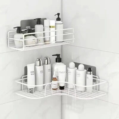 Bathroom Shelf Wall Mounted Corner Storage Shelves Shampoo H