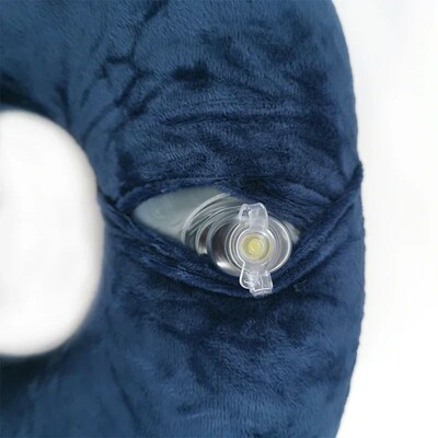 U-Shape Travel Pillow for Airplane Inflatable Neck Pillow Tr