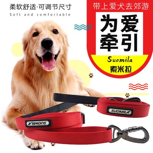 索米拉小型犬中型犬狗狗牵引绳狗链项圈伸缩牵引带狗用品牵引绳